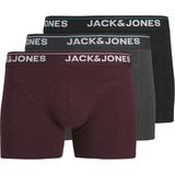 Jack & Jones Erkek 3'lü Boxer Paketi - Timothy - 001-Siyah - XL