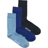 Jack & Jones Erkek 3'lü Çorap Paketi - Asher - Standart - 04G-Mavi