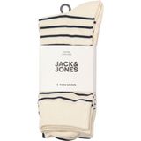 Jack & Jones Erkek 3'lü Çorap Paketi - Gale - Standart - 001-Krem