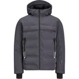 Jack & Jones Erkek 3m Jcotarwin Puffer Mont - L - Asphalt