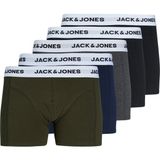 Jack & Jones Erkek 5 Li Renkli Boxer 12214455 L Beden Desenli Paça Tipi Konforlu Kullanım - Karışık