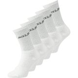 Jack Jones Erkek 5 Li Uzun Spor Çorap 12266536 - Standart - Beyaz