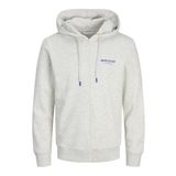 Jack & Jones erkek Alvis Sweatshirt, Beyaz Melanj, XXL
