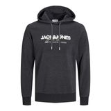 Jack & Jones erkek Alvis Sweatshirt, Siyah/beyaz, S