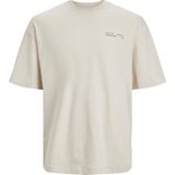 Jack & Jones Erkek Arkası Baskılı Tişört 12238969 - Bej