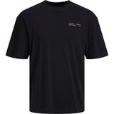 Jack & Jones Erkek Arkası Baskılı Tişört 12238969 - Siyah - XL