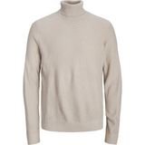 Jack & Jones Erkek Basic Boyunlu Kazak 12243119 - Krem