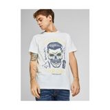 Jack & Jones Erkek Baskılı Tişört 12205684 - Beyaz