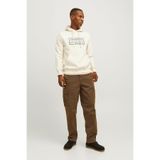 Jack & Jones Erkek Bej Sweatshirt L Beden JORFREDERIKSBERG BOX SWEA Modeli