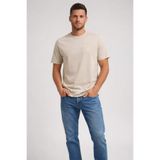 Jack & Jones Erkek Bej T-Shirt, Logo Baskılı, 2XL Beden