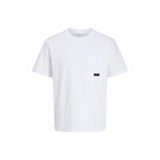 Jack & Jones Erkek Beyaz Jcofusıon Pocket Tee Ss Crew Neck T-shirt 12293064-Brightwhi