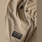Jack & Jones Erkek Beyzbol Yaka Uzun Kollu Puffer Mont - Axel - 2XL - 0 - Bej