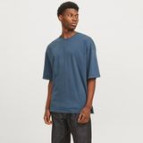 Jack & Jones Erkek Bisiklet Yaka Düz Renk Tişört - Charge - 00408 Turkuaz