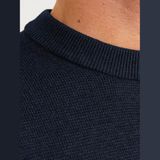 Jack & Jones Erkek Bisiklet Yaka Triko Kazak - Milano - 00 Lacivert - 2XL