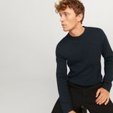 Jack & Jones Erkek Bisiklet Yaka Triko Kazak - Milano - 00 Lacivert - XS
