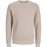 Jack & Jones Erkek Bisiklet Yaka Triko Kazak - Noah - 0019-Bej - M
