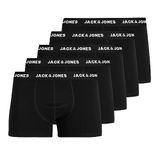 Jack & Jones Erkek Boxer 5'li paket, - Siyah., M