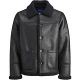 Jack & Jones Erkek Cambrıdge Rancher Ceket 12282946 Polyester Kumaşlı Regular Kalıp Siyah