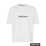 Jack & Jones Erkek Çocuk Baskılı T-Shirt, 12 Yaş, 5003340889, Beyaz, Erkek Çocuk