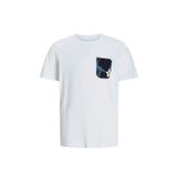 Jack & Jones Erkek Çocuk Beyaz Kısa Kollu Tişört 14 Yaş Beden JJHAWAII POCKET TEE Modeli