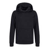 JACK & JONES erkek çocuk Jjebradley Sweat Hood Noos Jnr Sweatshirt, Siyah, 164
