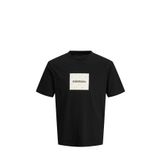Jack & Jones Erkek Çocuk Siyah Kısa Kollu Tişört 10 Yaş Beden JORSPLIT AOP BRANDING TEE Modeli