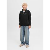 Jack & Jones Erkek Çocuk Sweatshirt, Nakışlı, Siyah, 12 Yaş