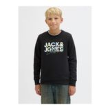 Jack & Jones Erkek Çocuk Sweatshirt, Siyah, 140 Beden