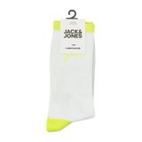 Jack & Jones Erkek Çorap 12252044 Beyaz-yeşil Beyaz - Yeşil
