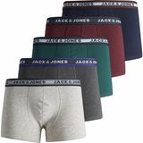 Jack & Jones Erkek Dark Grey Melange Boxer - 2XL - Çok Renkli