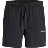 Jack & Jones Erkek Deniz Şortu 12291434 Jpstmauı Norrebro Swım Shorts Reg Ret - Black
