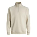 JACK & JONES Erkek Dik Yaka Kazak JJEBRADLEY - Relaxed Fit S M L XL XXL, Moonbeam, S