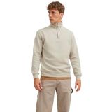 JACK & JONES Erkek Dik Yaka Kazak JJEBRADLEY - Relaxed Fit S M L XL XXL, Moonbeam, XL