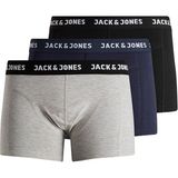 Jack & Jones Erkek Düz Renk Boxer - 3'lü 12160750 - Black