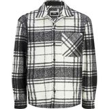 Jack & Jones Erkek Ekose Desenli Gögüs Cepli Gömlek Ceket - Collective - XL - 001 - Beyaz