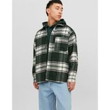 Jack & Jones Erkek Ekose Desenli Uzun Kollu Gömlek - 12239303 - Siyah