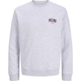 Jack & Jones Erkek Gögüs Baskili Bisiklet Yaka Sweatshirt - Aero - 0-Gri