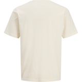 Jack & Jones Erkek Gögüs Baskili Bisiklet Yaka Tisört - Frederiksberg - 01-Krem