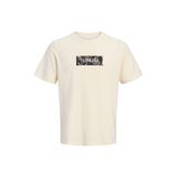 Jack & Jones Erkek Gögüs Baskili Bisiklet Yaka Tisört - Montauk