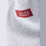 Jack & Jones Erkek Gögüs Baskili Regular Fit Bisiklet Yaka Sweatshirt - Rush - 0-Gri - M