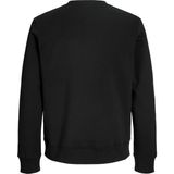 Jack & Jones Erkek Gögüs Baskili Regular Fit Bisiklet Yaka Sweatshirt - Rush - 0 Siyah - 2XL