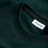 Jack & Jones Erkek Gögüs Baskili Regular Fit Bisiklet Yaka Sweatshirt - Rush - 00-Yeşil
