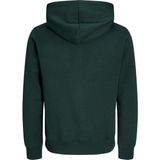 Jack & Jones Erkek Gögüs Baskili Regular Fit Kagüsonlu Sweatshirt - Rush - 00-Yeşil - M