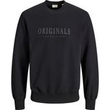 Jack & Jones Erkek Gögüs Baskili Sweatshirt - Frederiksberg - 001Siyah - M