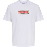 Jack & Jones Erkek Gögüs Baskili Tisört - Breeze - Beyaz