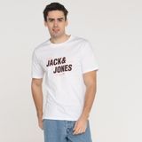 Jack & Jones Erkek Gögüs Logo Baskili %100 Pamuklu Tisört - Stars.