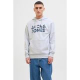 Jack & Jones Erkek Gögüs Logo Baskili Kapüsonlu Sweatshirt - Bryan