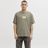 Jack & Jones Erkek Gögüs Logo Baskili Tisört - Frank - 1-Yeşil - 2XL