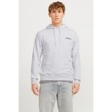 Jack & Jones Erkek Gögüs Minimal Logo Baskili Kapüsonlu Sweatshirt - Beau