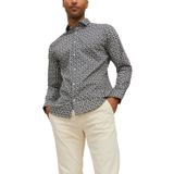 JACK & JONES Erkek gömleği, Lacivert blazer/Fit: slim fit, M